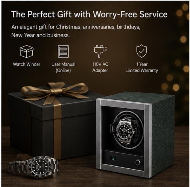 ZOSS Emerald Jade watch winder, view 6