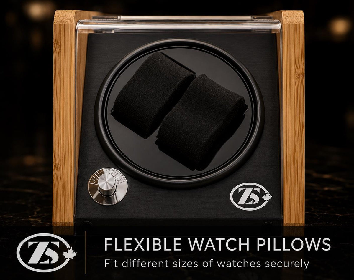 ZOSS Bamboo 2 double watch winder, view 2