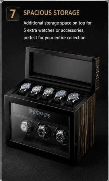 ZOSS Palace watch winder and storage box, view 11