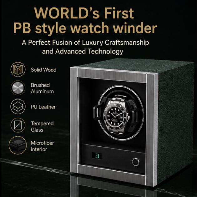 ZOSS Emerald Jade watch winder, view 1