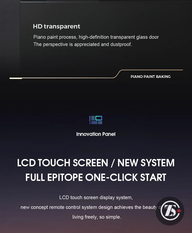 ZOSS Aura+ LCD touchscreen control