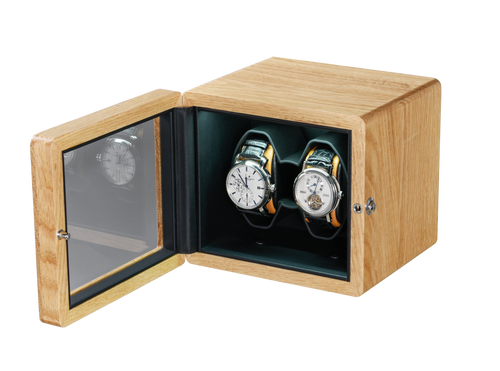 30% off Zoss Authentic Canadian Oak Wood Shell 2 pieces Watch winders
