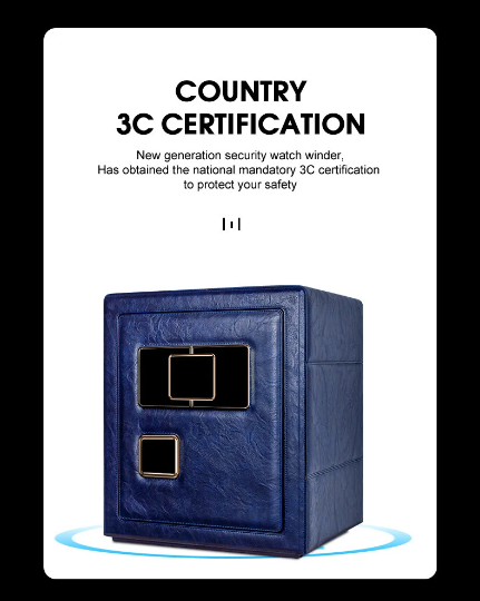 ZOSS Leather Safe 6 biometric watch winder safe, view 5