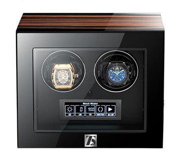 ZOSS Aura 2 LCD touchscreen watch winder, view 1