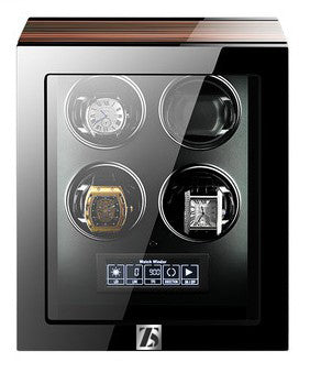 ZOSS Aura 4 LCD touchscreen watch winder, view 1