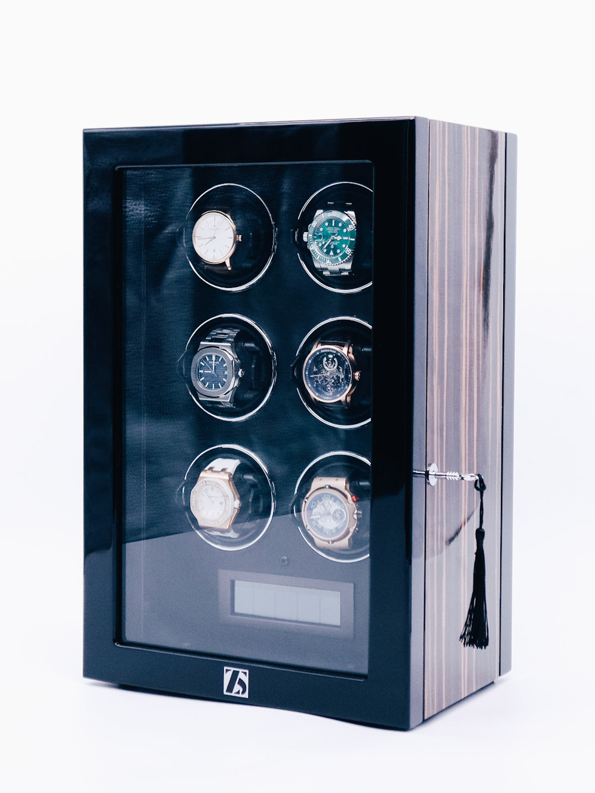 ZOSS Aura 6 LCD touchscreen watch winder, view 2