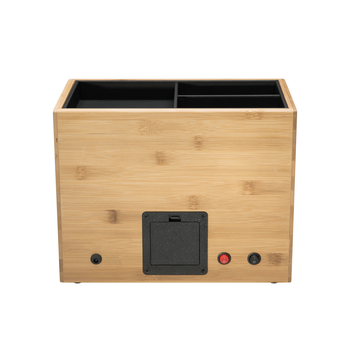 ZOSS Bamboo 4+3 watch winder with storage, view 4